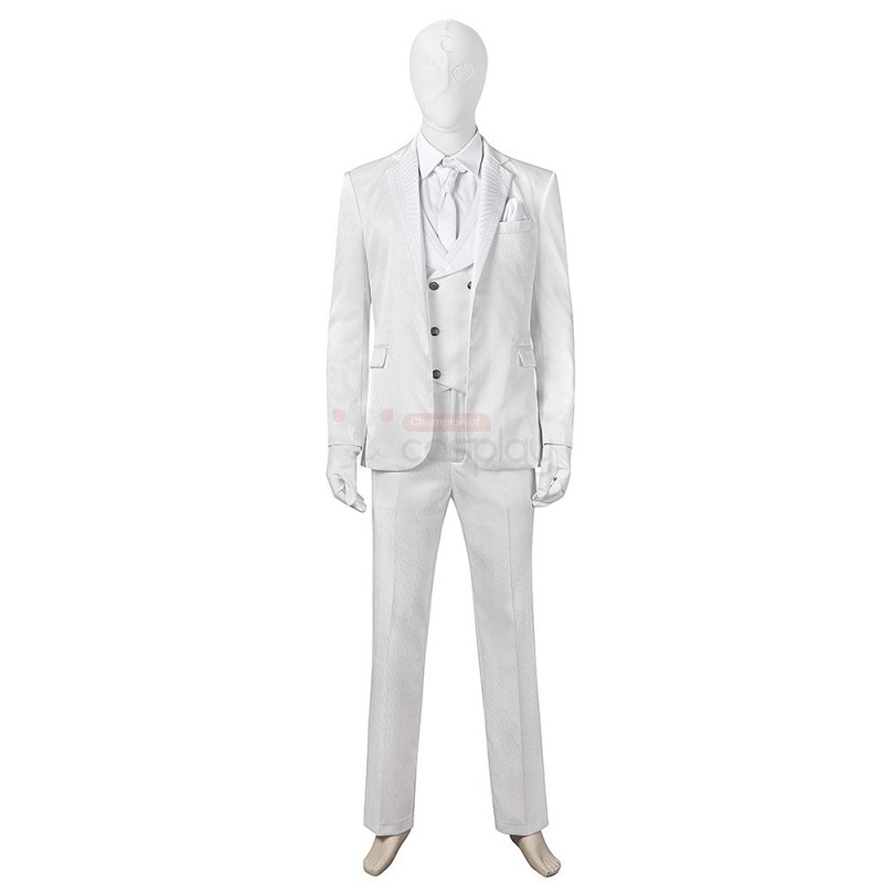 Moon Knight Suit Mr. Knight Steven Grant Cosplay Costumes - Champion Cosplay